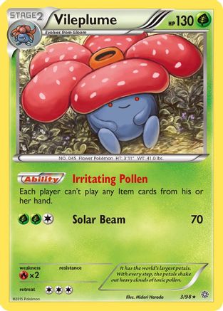 Vileplume 3/98 - XY Ancient Origins