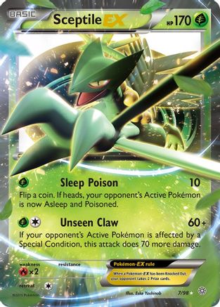 Sceptile EX 7/98 - XY Ancient Origins Holofoil