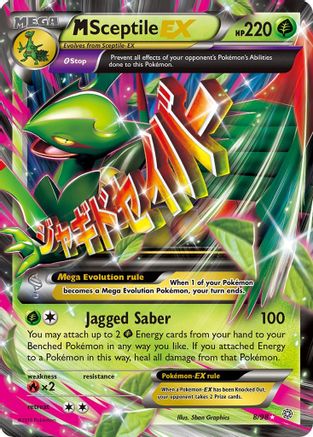 M Sceptile EX 8/98 - XY Ancient Origins Holofoil