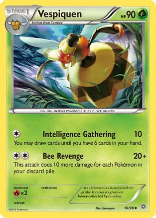Vespiquen (10) 10/98 - XY Ancient Origins