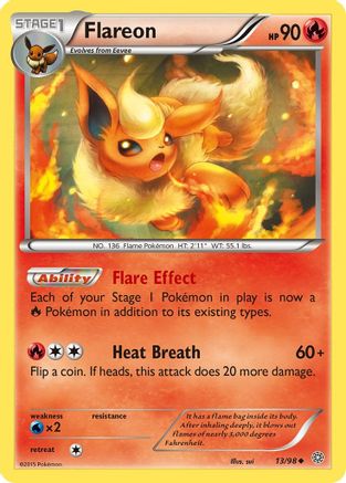 Flareon 13/98 - XY Ancient Origins Reverse Holofoil