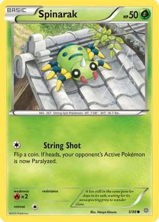Spinarak 5/98 - XY Ancient Origins