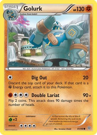 Golurk (41) 41/98 - XY Ancient Origins