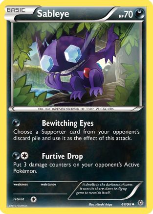 Sableye 44/98 - XY Ancient Origins Reverse Holofoil