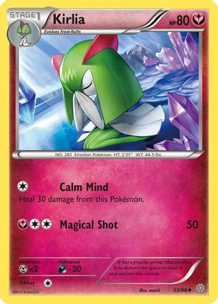 Kirlia 53/98 - XY Ancient Origins Reverse Holofoil
