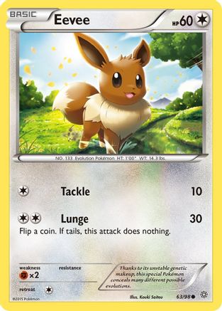 Eevee 63/98 - XY Ancient Origins Reverse Holofoil