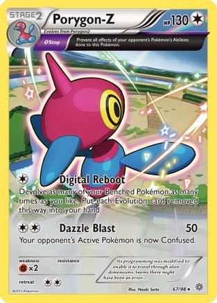 Porygon-Z (67) 67/98 - XY Ancient Origins Holofoil