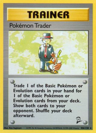 Pokemon Trader 106/130 - Base Set 2
