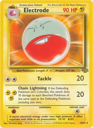 Electrode (18) 18/64 - Jungle 1st Edition