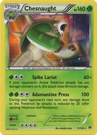 Chesnaught 11/162 - XY BREAKthrough Holofoil