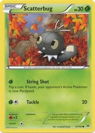 Scatterbug 13/162 - XY BREAKthrough Reverse Holofoil