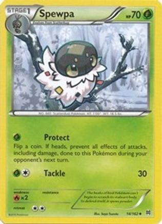 Spewpa 14/162 - XY BREAKthrough Reverse Holofoil
