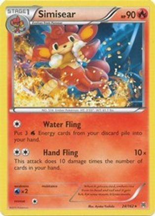 Simisear 24/162 - XY BREAKthrough Reverse Holofoil