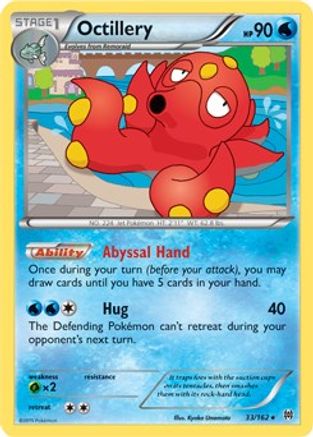 Octillery 33/162 - XY BREAKthrough Holofoil