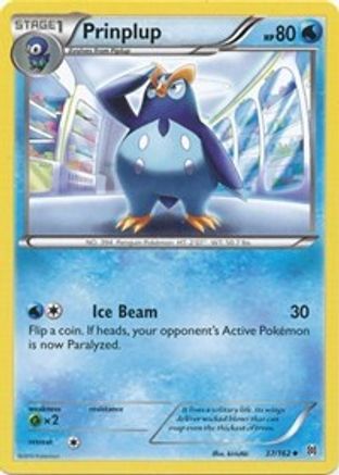 Prinplup 37/162 - XY BREAKthrough Reverse Holofoil