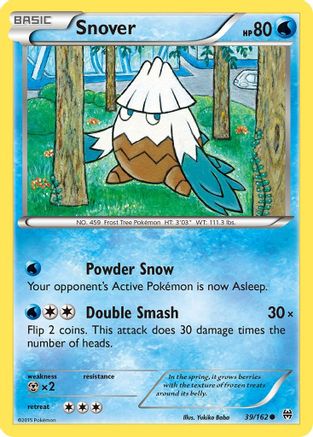 Snover 39/162 - XY BREAKthrough Reverse Holofoil