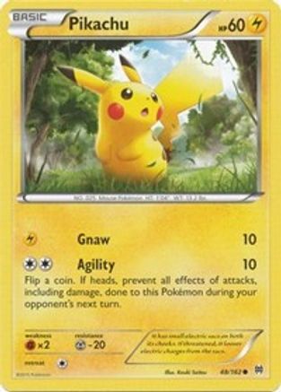 Pikachu 48/162 - XY BREAKthrough Reverse Holofoil