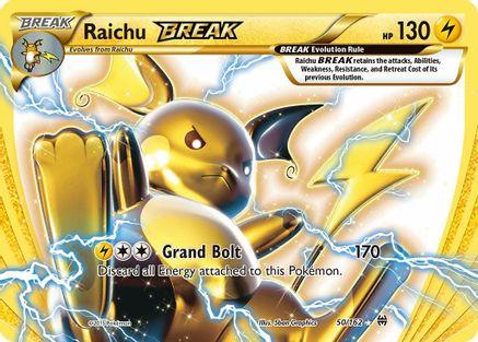 Raichu BREAK 50/162 - XY BREAKthrough Holofoil