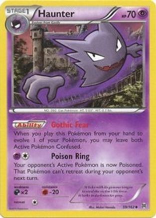 Haunter 59/162 - XY BREAKthrough Reverse Holofoil