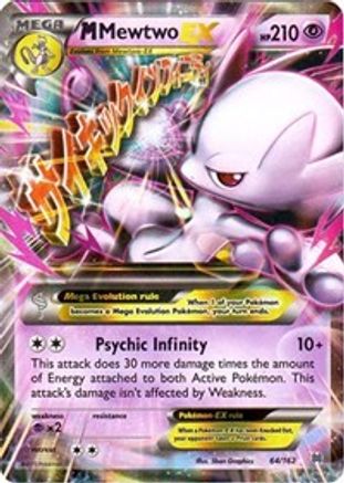 M Mewtwo EX (64) 64/162 - XY BREAKthrough Holofoil