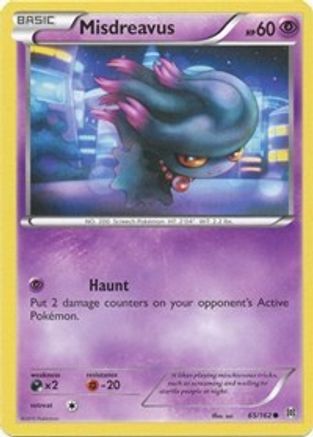 Misdreavus 65/162 - XY BREAKthrough