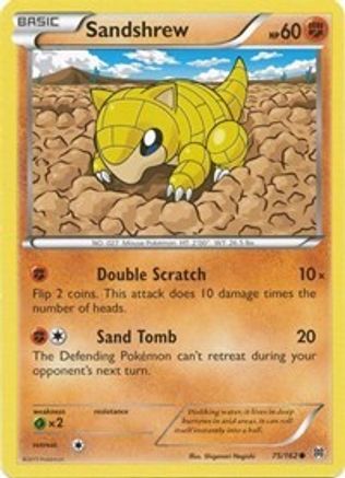 Sandshrew 75/162 - XY BREAKthrough