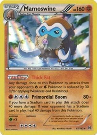 Mamoswine 82/162 - XY BREAKthrough Holofoil