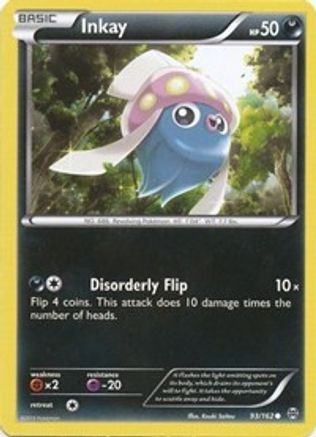 Inkay 93/162 - XY BREAKthrough Reverse Holofoil