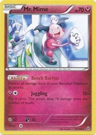 Mr. Mime 97/162 - XY BREAKthrough Reverse Holofoil
