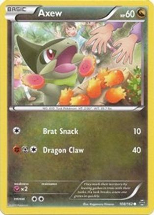Axew (108) 108/162 - XY BREAKthrough Reverse Holofoil