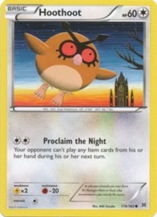 Hoothoot 119/162 - XY BREAKthrough
