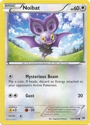 Noibat (132) 132/162 - XY BREAKthrough Reverse Holofoil