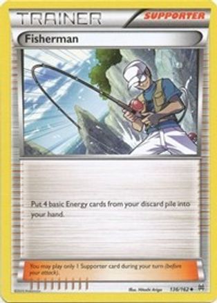 Fisherman 136/162 - XY BREAKthrough Reverse Holofoil