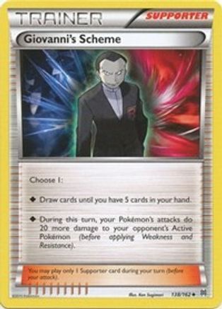 Giovanni's Scheme 138/162 - XY BREAKthrough Reverse Holofoil