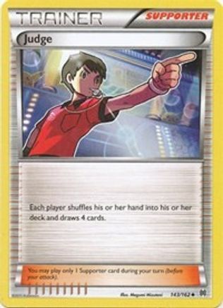 Judge 143/162 - XY BREAKthrough Reverse Holofoil