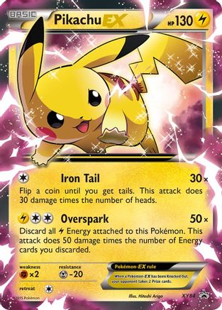 Pikachu EX - XY84 XY84/211 - XY Promos Holofoil