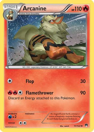 Arcanine 11/122 - XY BREAKpoint