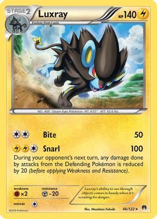 Luxray 46/122 - XY BREAKpoint Reverse Holofoil