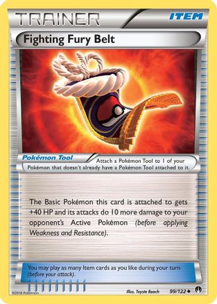 Fighting Fury Belt 99/122 - XY BREAKpoint