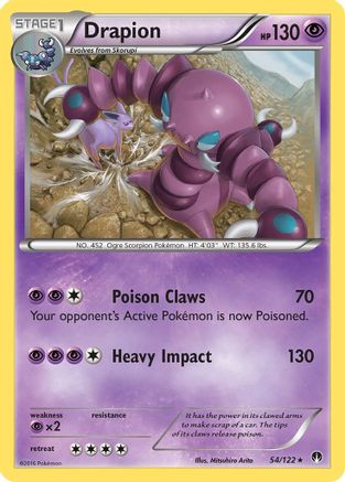 Drapion 54/122 - XY BREAKpoint Reverse Holofoil