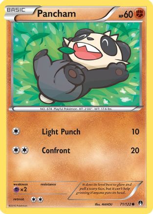 Pancham 71/122 - XY BREAKpoint Reverse Holofoil