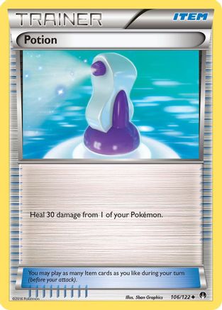 Potion 106/122 - XY BREAKpoint Reverse Holofoil