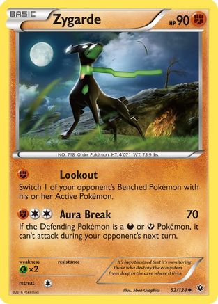 Zygarde (52) 52/124 - XY Fates Collide