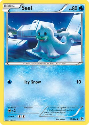 Seel 15/124 - XY Fates Collide Reverse Holofoil