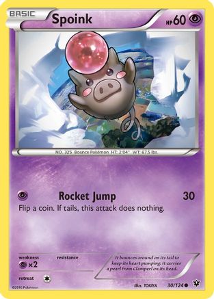Spoink 30/124 - XY Fates Collide