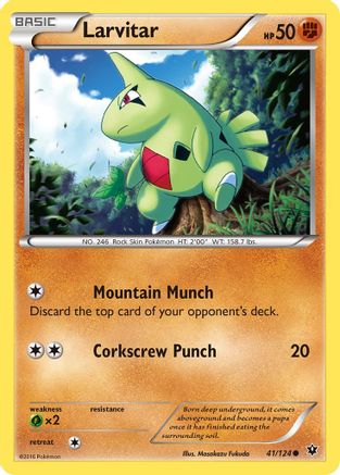 Larvitar (41) 41/124 - XY Fates Collide