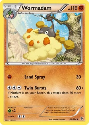 Wormadam (44) 44/124 - XY Fates Collide