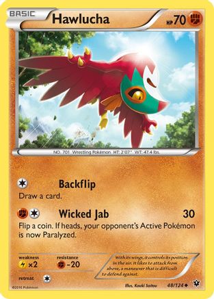 Hawlucha 48/124 - XY Fates Collide