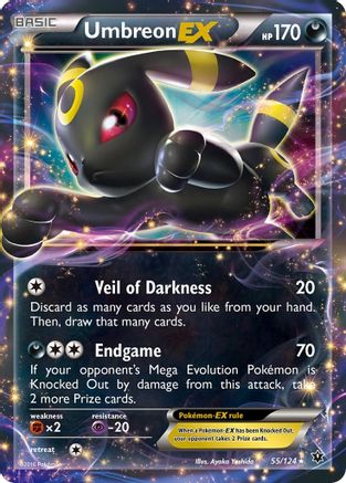 Umbreon EX 55/124 - XY Fates Collide Holofoil