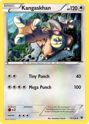 Kangaskhan 75/124 - XY Fates Collide Reverse Holofoil